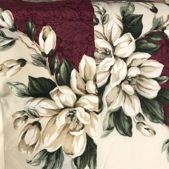 Double / Queen bed blanket -Deep Burgandy - Picture 2 of 5